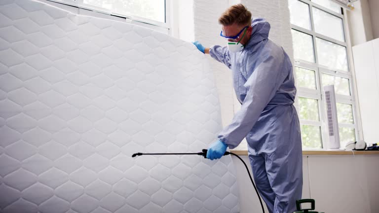 pest control service. bug bed treatment by exterminator
